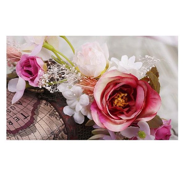 real flower wedding flower wreath bridal headdress ornament flower crown hairband korean hair accessories adjustable jllfpm
real flower wedding flower wreath bridal headdress ornament flower crown hairband korean hair accessories adjustable jllfpm