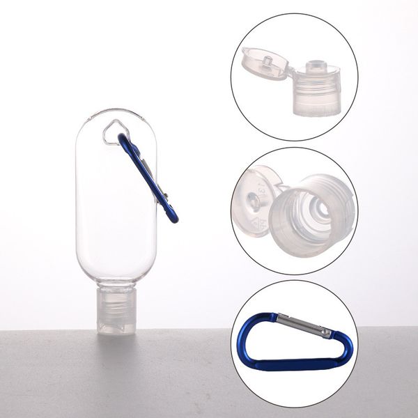 portable 30ml 50ml 60ml empty petg plastic clear hand sanitizer gel alcohol bottle with carabiner refillable liquid dispenser bottle freship
portable 30ml 50ml 60ml empty petg plastic clear hand sanitizer gel alcohol bottle with carabiner refillable liquid dispenser bottle freship