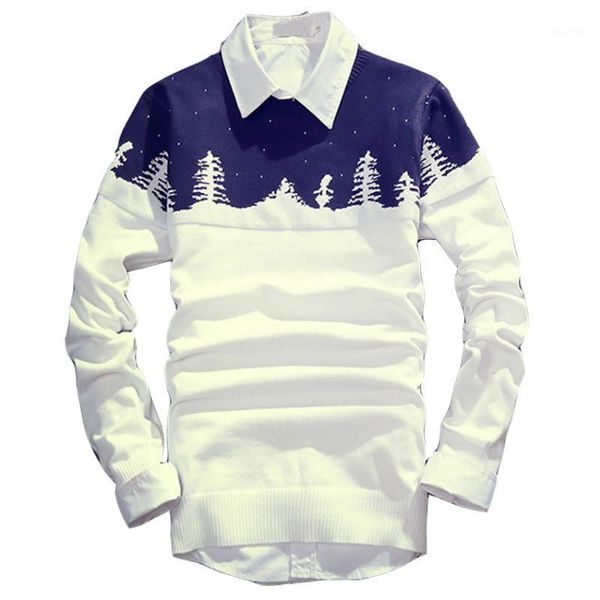 men autumn winter casual sweaters cozy full sleeve print pullovers patchwork all-match slim o-neck swearters1, White;black
men autumn winter casual sweaters cozy full sleeve print pullovers patchwork all-match slim o-neck swearters1, White;black