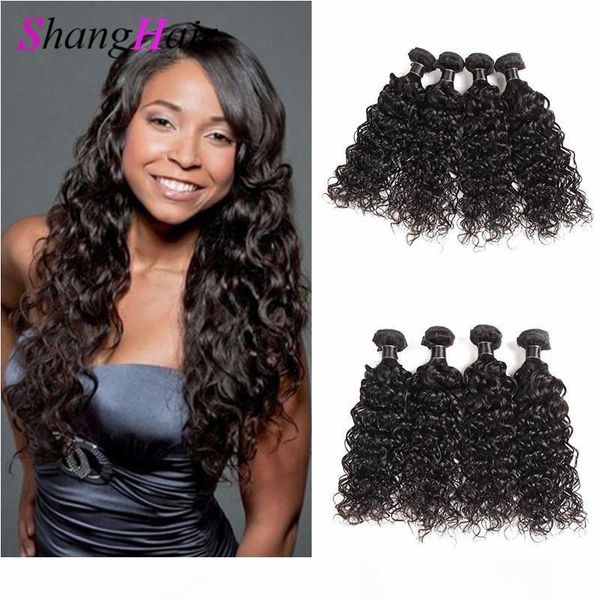 8a grade brazilian virgin hair water wave human hair bundles 4 pcs unprocessed water wave remy indian human hair weaves extensions, Black
8a grade brazilian virgin hair water wave human hair bundles 4 pcs unprocessed water wave remy indian human hair weaves extensions, Black