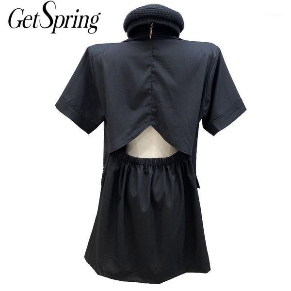 getspring women dress hollow out irregular blazer dresses black khaki vintage casual dress summer women clothes 2020 new1, White;black
getspring women dress hollow out irregular blazer dresses black khaki vintage casual dress summer women clothes 2020 new1, White;black