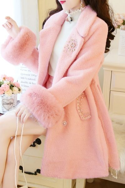 2020 autumn winter pink white coat women korean casual jacket women plus size cashmere warm thick plaid long coat female coat lj201106, Black
2020 autumn winter pink white coat women korean casual jacket women plus size cashmere warm thick plaid long coat female coat lj201106, Black