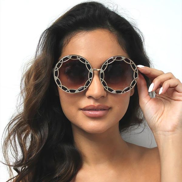 sunglasses oversized size flower baroque style round lens circle frame women fashion men brand designer sun glasses lady female, White;black
sunglasses oversized size flower baroque style round lens circle frame women fashion men brand designer sun glasses lady female, White;black