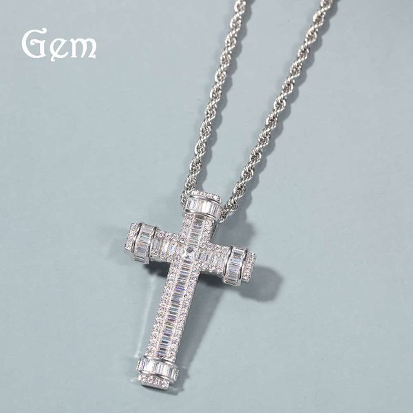 hip hop cross pendant personalized t-square zircon simple necklace trendy jewelry, Silver
hip hop cross pendant personalized t-square zircon simple necklace trendy jewelry, Silver