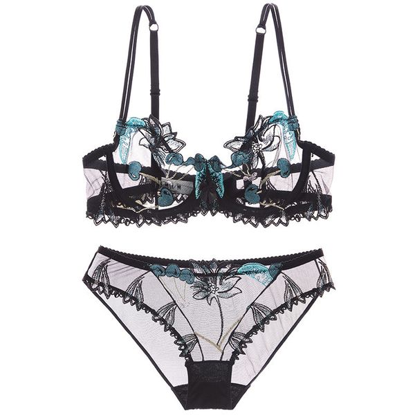 fashion cherry embroidery flowers lace lingerie set transparent underwear women plus size d cup bra panty sets black bow, Red;black
fashion cherry embroidery flowers lace lingerie set transparent underwear women plus size d cup bra panty sets black bow, Red;black