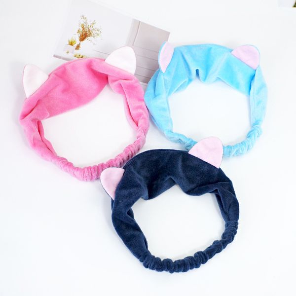 washing and make-up band headband korean version cute cat ear headband velvet hair band, Silver
washing and make-up band headband korean version cute cat ear headband velvet hair band, Silver