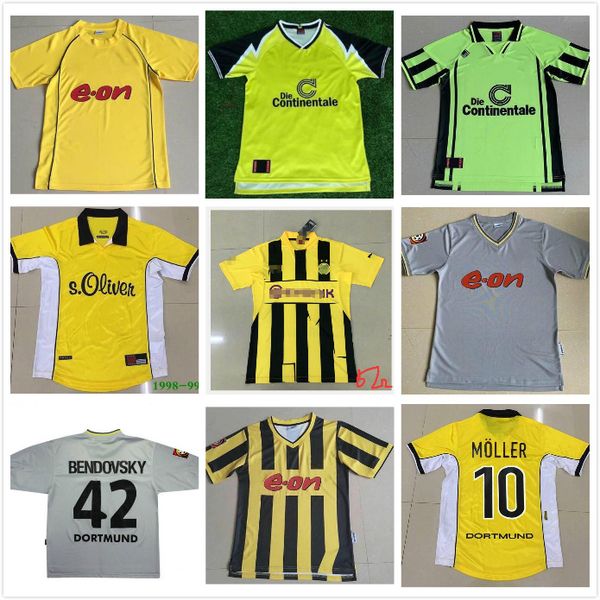 95 96 97 98 99 2000 01 02 dortmund home retro jersey moller sammer vintage jersey chapuisat chapuisat ricken reuter classic soccer jersey, Black;yellow
95 96 97 98 99 2000 01 02 dortmund home retro jersey moller sammer vintage jersey chapuisat chapuisat ricken reuter classic soccer jersey, Black;yellow