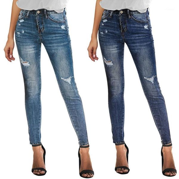 2020 jeans womens stretch skinny ripped hole washed denim jeans female slim jeggings high waist pencil pants trousers l421, Blue
2020 jeans womens stretch skinny ripped hole washed denim jeans female slim jeggings high waist pencil pants trousers l421, Blue