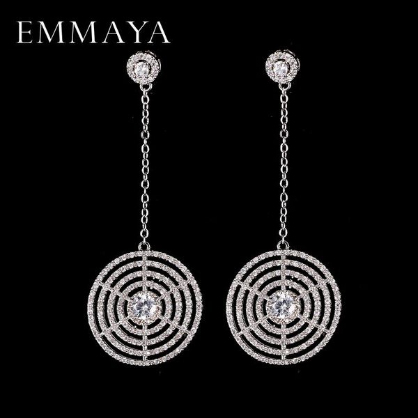 EMMAYA Drop Earrings Women Fashion Crystal Cz Rhinestone Pendant Pendientes Mother's Day Gift, Silver
EMMAYA Drop Earrings Women Fashion Crystal Cz Rhinestone Pendant Pendientes Mother's Day Gift, Silver