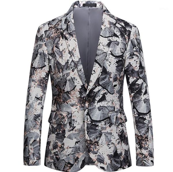 men's suits & blazers fashion mens slim fit suit wedding stage party dress pattern blazer printing jacket costume coat1, White;black
men's suits & blazers fashion mens slim fit suit wedding stage party dress pattern blazer printing jacket costume coat1, White;black