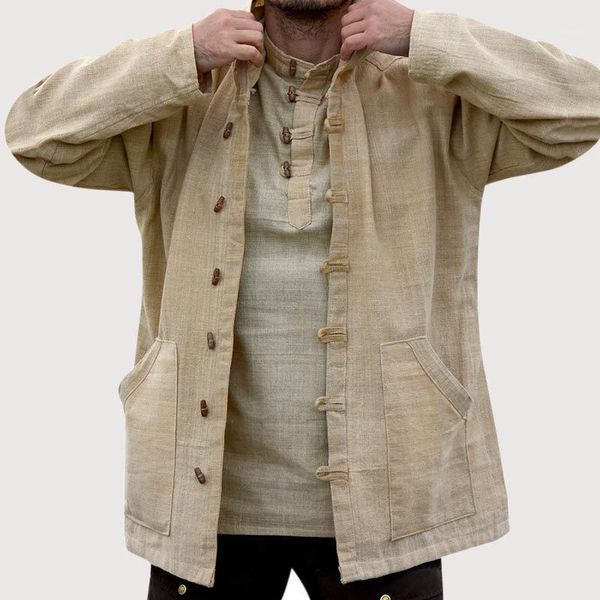 medieval viking pirate retro shirt cotton linen men hooded long sleeve coat casual jackets fashion blouse t-shirt outerwear1, Red
medieval viking pirate retro shirt cotton linen men hooded long sleeve coat casual jackets fashion blouse t-shirt outerwear1, Red
