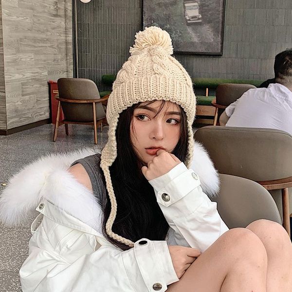 2020 south korea new style applique yarn ushanka children winter thick warm knitted flight helmet earmuffs hat fashion, Blue;gray
2020 south korea new style applique yarn ushanka children winter thick warm knitted flight helmet earmuffs hat fashion, Blue;gray
