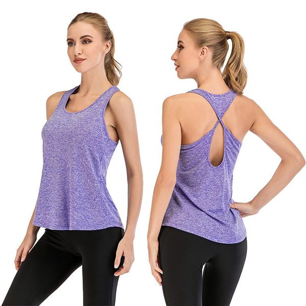 yoga outfits 2021 backless sleeveless women shirts loose vest sports singlet athletic fitness running training workout clothes, White;red
yoga outfits 2021 backless sleeveless women shirts loose vest sports singlet athletic fitness running training workout clothes, White;red
