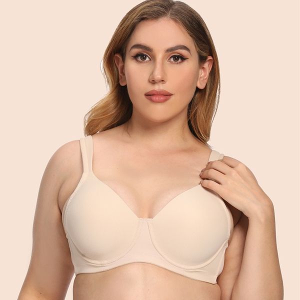 Plus Size Push Up Bra Women Seamless Wireless Thin Cup Bra Big Size Women Lingerie Black Brasieres Para Mujer Grandes E 100 125, Beige
Plus Size Push Up Bra Women Seamless Wireless Thin Cup Bra Big Size Women Lingerie Black Brasieres Para Mujer Grandes E 100 125, Beige