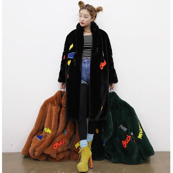 women's fur & faux rex coat women 2021 autumn winter long jackets female casual thick warm loose vintage oversized clothes, Black
women's fur & faux rex coat women 2021 autumn winter long jackets female casual thick warm loose vintage oversized clothes, Black