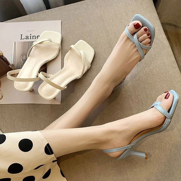 summer women sandals ladies pumps square toe thin heels fashion woman clip toe back strap shoes pu office 2021 female footwear #g566, Black
summer women sandals ladies pumps square toe thin heels fashion woman clip toe back strap shoes pu office 2021 female footwear #g566, Black