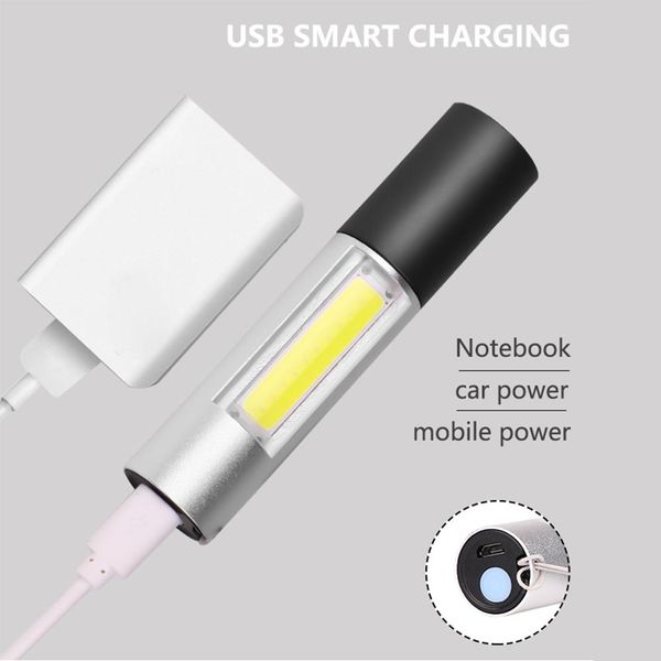 rechargeable mini led flashlight with cob side light support zoom 3 lighting modes led torch suitable for cycling camping etc bbyhfy
rechargeable mini led flashlight with cob side light support zoom 3 lighting modes led torch suitable for cycling camping etc bbyhfy