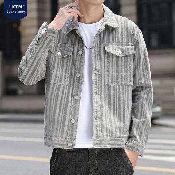 lktm men's # corduroy jacket men's spring and autumn new korean fashion slim thick stripe youth work jacket, Gray
lktm men's # corduroy jacket men's spring and autumn new korean fashion slim thick stripe youth work jacket, Gray