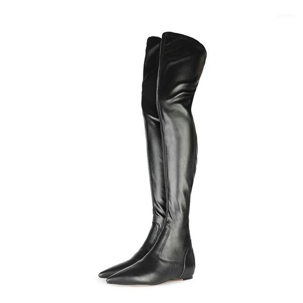 boots fashion over-the-knee thigh-high women 2021 winter pointy black inner thigh-trimmed stretch large size1
boots fashion over-the-knee thigh-high women 2021 winter pointy black inner thigh-trimmed stretch large size1