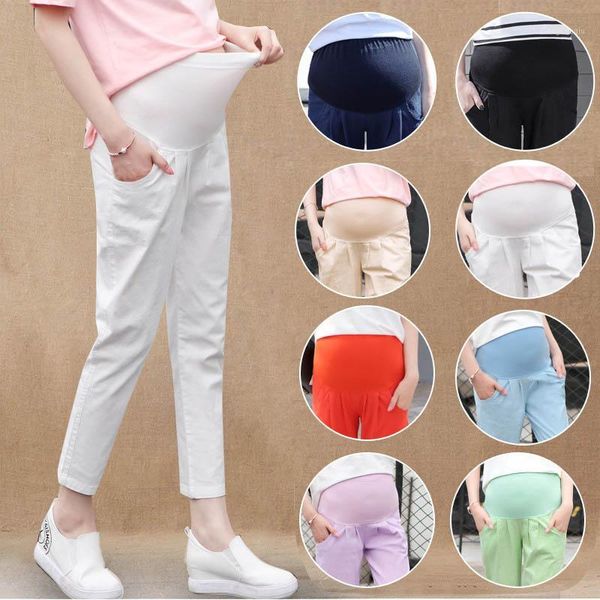 trousers for pregnant women clothes elastic waist maternity pants abdominal linen pregnancy pants stretch leggings new1, White
trousers for pregnant women clothes elastic waist maternity pants abdominal linen pregnancy pants stretch leggings new1, White