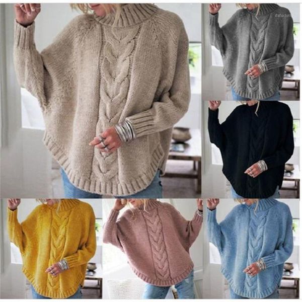 2020 fashion pullovers women's acrylic pure color the curved hembat sleeve half turtleneck sweater casual thick loose sweater1, White;black
2020 fashion pullovers women's acrylic pure color the curved hembat sleeve half turtleneck sweater casual thick loose sweater1, White;black