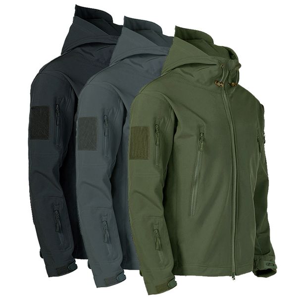 army shark skin soft shell clothes tactical windproof waterproof jacket men flight pilot hood coat military field bomber jacket q1201, Black;brown
army shark skin soft shell clothes tactical windproof waterproof jacket men flight pilot hood coat military field bomber jacket q1201, Black;brown