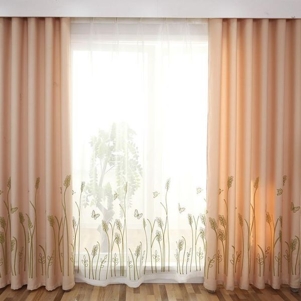 modern curtains for living room bedroom garden linen butterfly embroidery flower tulle curtains finished product customization
modern curtains for living room bedroom garden linen butterfly embroidery flower tulle curtains finished product customization