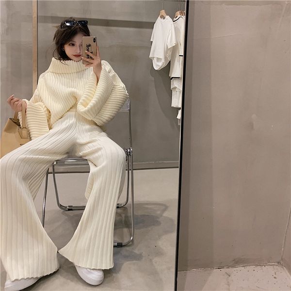 white thick line high neck coat women's loose autumn and winter new style outer wear pullover long sleeve sweater top
white thick line high neck coat women's loose autumn and winter new style outer wear pullover long sleeve sweater top