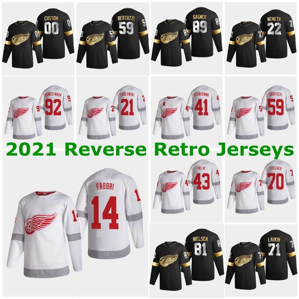 detroit red wings 2021 reverse retro jerseys valtteri filppula jersey luke glendening darren helm taro hirose frans nielsen custom stitched, Black;red
detroit red wings 2021 reverse retro jerseys valtteri filppula jersey luke glendening darren helm taro hirose frans nielsen custom stitched, Black;red