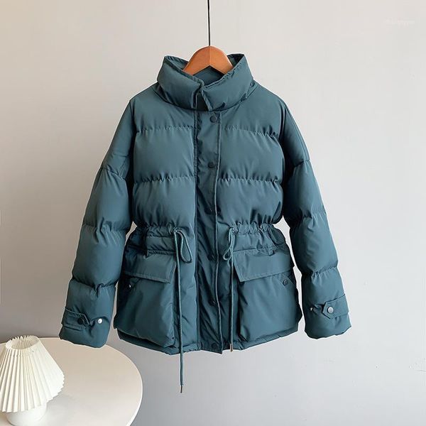 2021 women winter coat long sleeve stand collar warm thick coat women cotton jacket belt design casaco feminino1, Black
2021 women winter coat long sleeve stand collar warm thick coat women cotton jacket belt design casaco feminino1, Black
