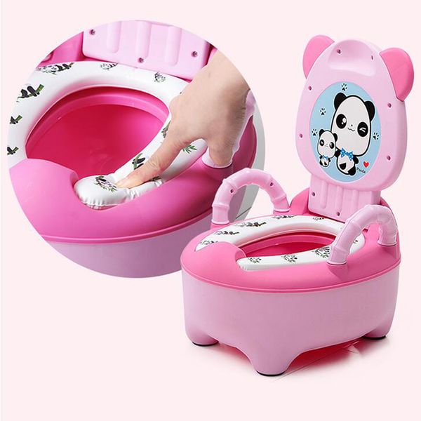 new portable baby potty toilet seat cute cartoon panda soft kids potty training seat children's folding backrest pot toilet 201119
new portable baby potty toilet seat cute cartoon panda soft kids potty training seat children's folding backrest pot toilet 201119