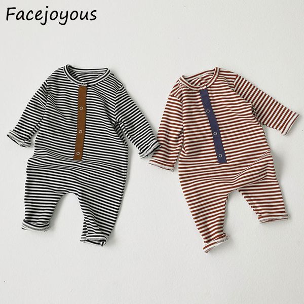 2021 new 0-24m infant newborn girl boy rompers soft striped long sleeve jumpsuit outfits autumn spring toddler baby costumes qwx0, Blue
2021 new 0-24m infant newborn girl boy rompers soft striped long sleeve jumpsuit outfits autumn spring toddler baby costumes qwx0, Blue