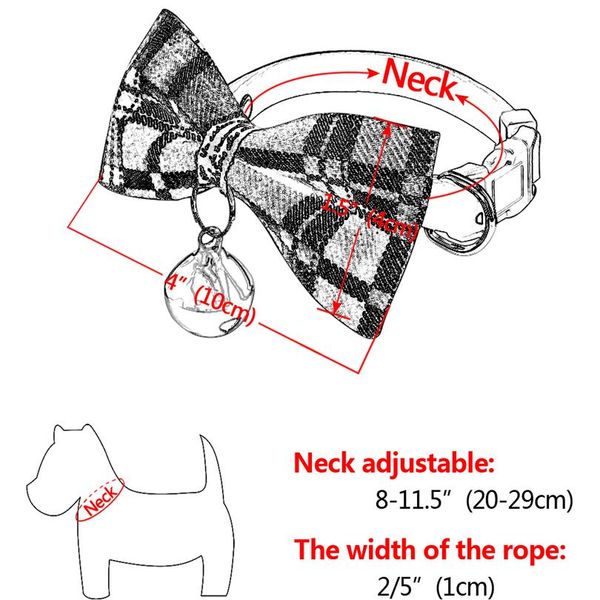 cute plaid bow tie cat collar with bell breakaway small dog puppy kitten collars adjustable safety pet accessories for c wmtzxc
cute plaid bow tie cat collar with bell breakaway small dog puppy kitten collars adjustable safety pet accessories for c wmtzxc