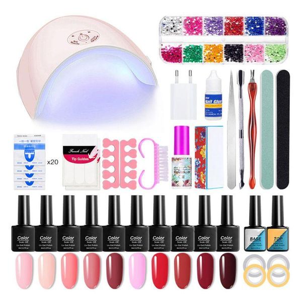 nail art kits extension gel kit builder with 36w uv led lamp and gorgeous french manicure
nail art kits extension gel kit builder with 36w uv led lamp and gorgeous french manicure