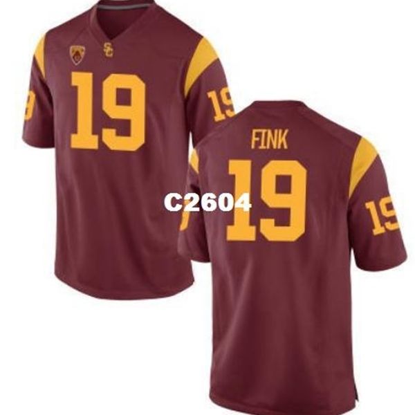 2604 usc trojans matt fink #19 real full embroidery college jersey size s-4xl or custom any name or number jersey, Black
2604 usc trojans matt fink #19 real full embroidery college jersey size s-4xl or custom any name or number jersey, Black