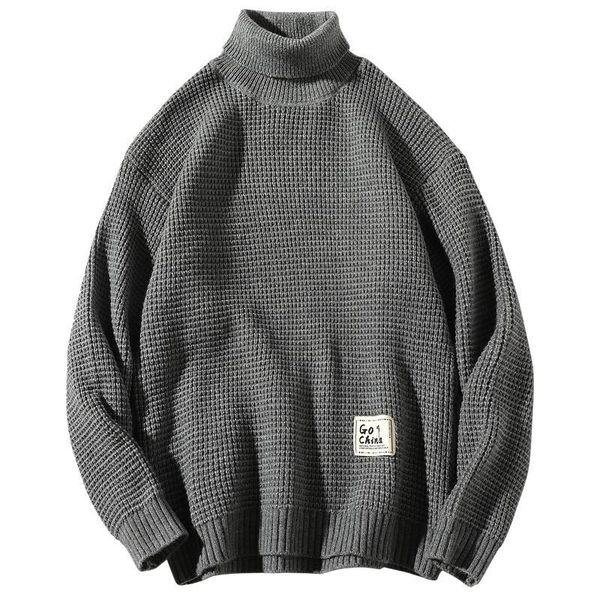 men's turn-down collar sweater winter warm kg-202, White;black
men's turn-down collar sweater winter warm kg-202, White;black