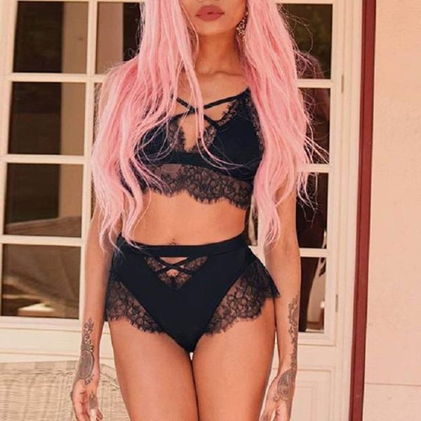 bras sets 2pc women satin lingerie girl lace splice bodysuit sleepwear bodydoll bra seamless underwear set, Red;black
bras sets 2pc women satin lingerie girl lace splice bodysuit sleepwear bodydoll bra seamless underwear set, Red;black