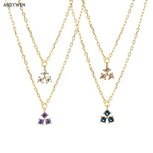 andywen 925 sterling silver colorful three zircon pendant chain necklace luxury zircon cz fashion jewelry for women fine gift
andywen 925 sterling silver colorful three zircon pendant chain necklace luxury zircon cz fashion jewelry for women fine gift