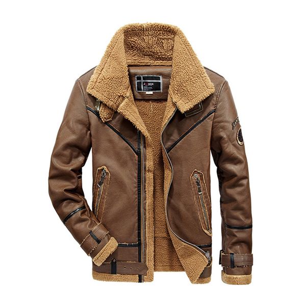 mens leather jackets men jacket pu brand clothing casual thick warm wide-collared winter fur male fleece kg-47, Black
mens leather jackets men jacket pu brand clothing casual thick warm wide-collared winter fur male fleece kg-47, Black