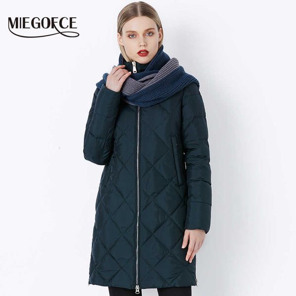 miegofce 2021 new winter women's coat bio fluff outerwear parkas fashion style jacket with scarf warm women coat y190828, Black
miegofce 2021 new winter women's coat bio fluff outerwear parkas fashion style jacket with scarf warm women coat y190828, Black