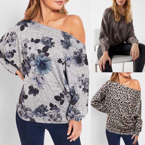 fashion ladies and t-shirt 2020 new off shoulder long sleeve shirt printed tunic casual loose plus size chemise femme1, White
fashion ladies and t-shirt 2020 new off shoulder long sleeve shirt printed tunic casual loose plus size chemise femme1, White