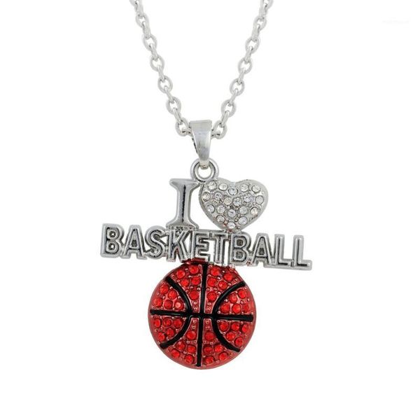 chains my shape crystal pendant necklace sports jewelry word i love basketball charm statement christmas gift1, Silver
chains my shape crystal pendant necklace sports jewelry word i love basketball charm statement christmas gift1, Silver