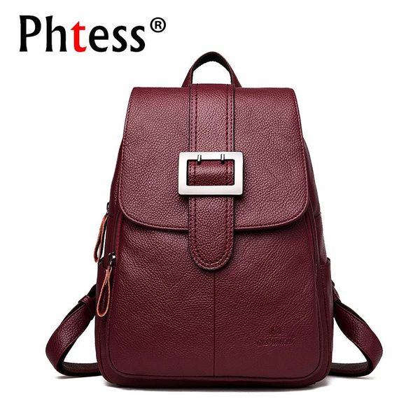 backpack style 2021 women leather backpacks female large capacity travel for girls school sac a dos vintage belt back pack
backpack style 2021 women leather backpacks female large capacity travel for girls school sac a dos vintage belt back pack