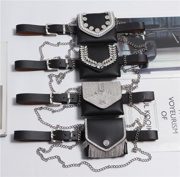 2020 mini waist packs women pu leather crystal rhinestone waist belt coin purse pack bag detachable chain flap messenger bag new
2020 mini waist packs women pu leather crystal rhinestone waist belt coin purse pack bag detachable chain flap messenger bag new