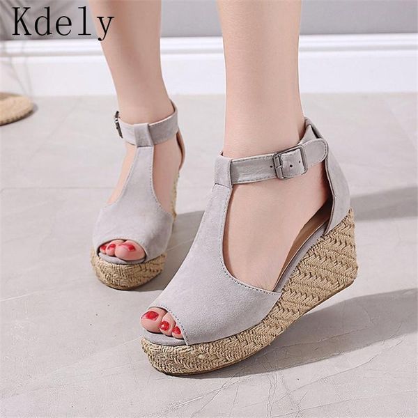 women sandals summer 2021 platform sandals high heels shoes ankle strap ladies casual footwear wedge sandal plus size 43, Black
women sandals summer 2021 platform sandals high heels shoes ankle strap ladies casual footwear wedge sandal plus size 43, Black
