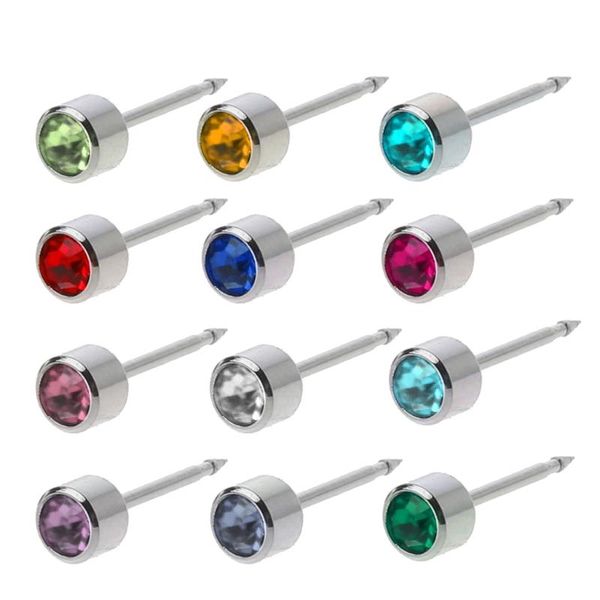 stud 12 pairs ear piercing earrings stainless steel 3mm clear cz studs hypoallergenic 77he, Golden;silver
stud 12 pairs ear piercing earrings stainless steel 3mm clear cz studs hypoallergenic 77he, Golden;silver