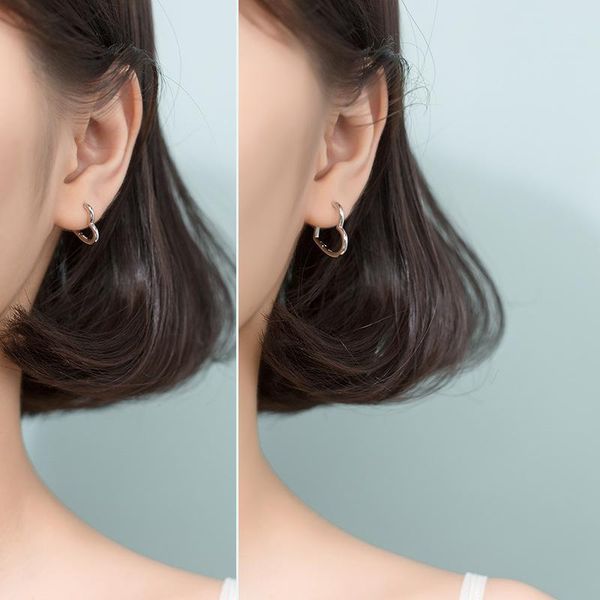 hoop & huggie real. 925 sterling silver glossy love heart shape earrings jewelry gtle2830, Golden;silver
hoop & huggie real. 925 sterling silver glossy love heart shape earrings jewelry gtle2830, Golden;silver