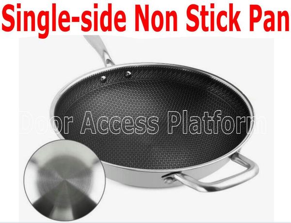 fingerprint access control single side fry pan work for gas stoves and induction cooker non-stick wok honeycomb texture 304 stainless steel
fingerprint access control single side fry pan work for gas stoves and induction cooker non-stick wok honeycomb texture 304 stainless steel