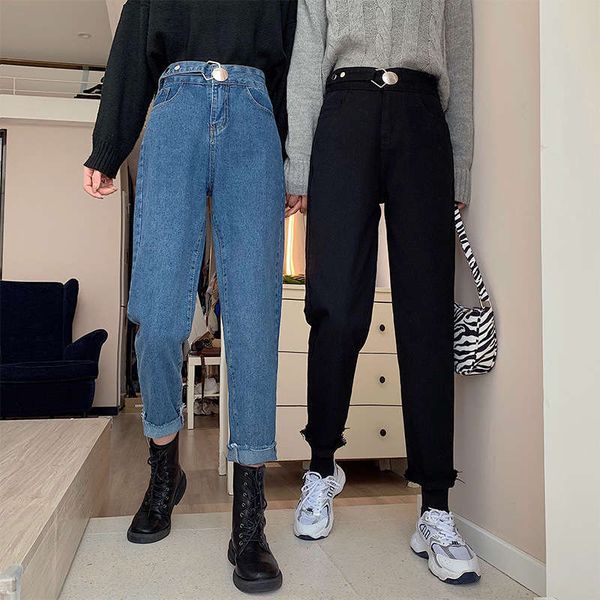 1jeans female harlan straight tube loose fall / winter 2020 new elastic high waist plush thickened daddy pants fashion, Blue
1jeans female harlan straight tube loose fall / winter 2020 new elastic high waist plush thickened daddy pants fashion, Blue