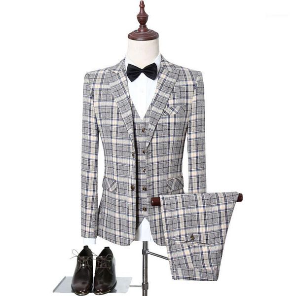 men's suit the latest men's plaid gentleman suit two-piece (jacket + pants) wedding banquet formal1, White;black
men's suit the latest men's plaid gentleman suit two-piece (jacket + pants) wedding banquet formal1, White;black
